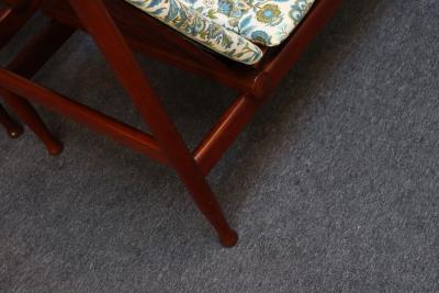 Kai Lyngfeldt Larsen Petite Danish Teak Slipper Chair by Kai Lyngfeldt Larsen for S borg 3 Availabl