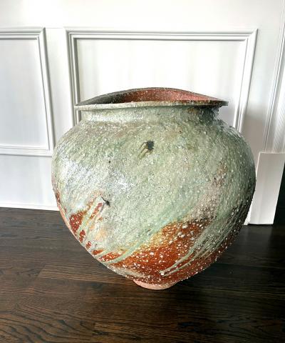 Kai Tsujimura Large Contemporary Ceramic Tsubo Jar by Kai Tsujimura