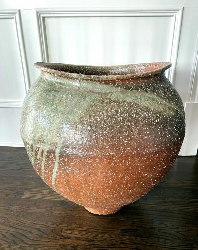 Kai Tsujimura Large Contemporary Ceramic Tsubo Jar by Kai Tsujimura