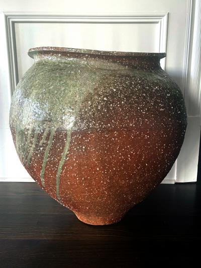 Kai Tsujimura Large Contemporary Ceramic Tsubo Jar by Kai Tsujimura