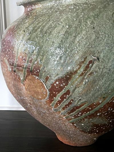 Kai Tsujimura Large Contemporary Ceramic Tsubo Jar by Kai Tsujimura