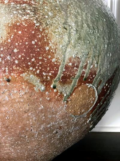 Kai Tsujimura Large Contemporary Ceramic Tsubo Jar by Kai Tsujimura