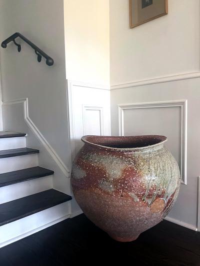 Kai Tsujimura Large Contemporary Ceramic Tsubo Jar by Kai Tsujimura