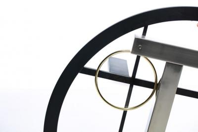 Kaizo Oto Kaizo Oto for Design Institute of America Geometric Post Modern Coffee Table