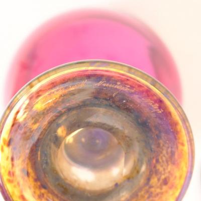 Kaj Franck Kaj Franck Art Glass Multi Coloured Goblet Nuutaj rvi 1960s