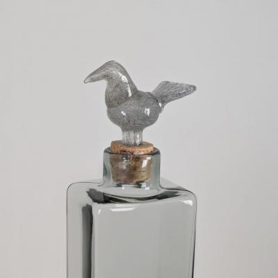 Kaj Franck Kaj Franck Blown Glass Raven Bottle Model KF 508 for Nuutaj rvi Finland 1962