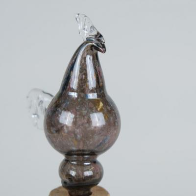 Kaj Franck Kaj Franck Blown Glass Rooster Bottle for Nuutaj rvi 1963