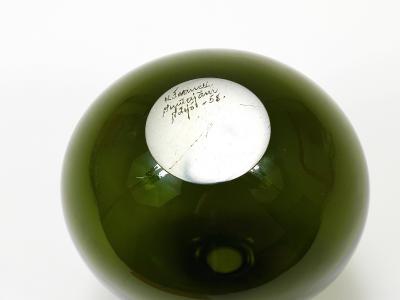 Kaj Franck Kaj Franck Saippuakupla Green Soap Bubble Art Glass Vase Nuutaj rvi Finland