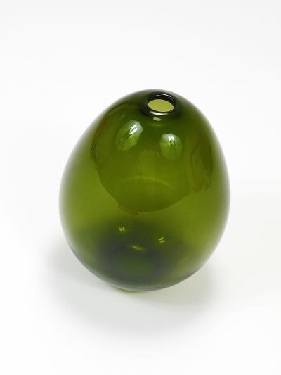 Kaj Franck Kaj Franck Saippuakupla Green Soap Bubble Art Glass Vase Nuutaj rvi Finland