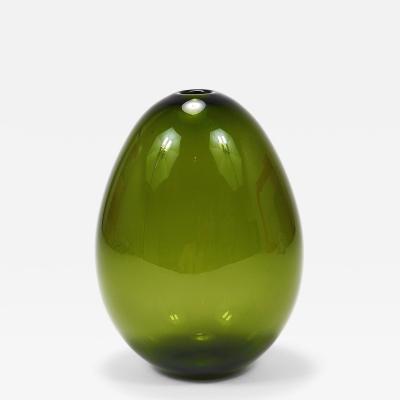 Kaj Franck Kaj Franck Saippuakupla Green Soap Bubble Art Glass Vase Nuutaj rvi Finland