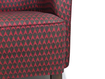 Kaj Gottlob 1937 Kaj Gottlob for A J Iversen Lounge Chair in Original Lis Ahlmann Fabric