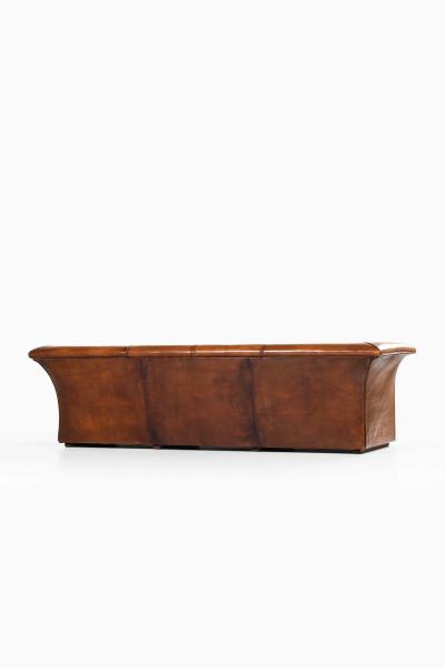 Kaj Gottlob Kaj Gottlob Attributed Leather Sofa 1940s