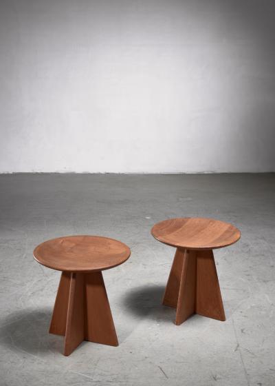 Kaj Winding Pair of Kaj Winding cruciform stools