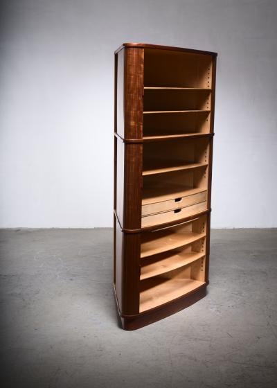 Kaj Winding Teak corner cabinet with tambour doors