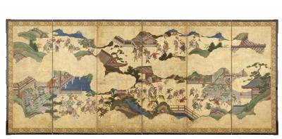 Kano School Chinese Children Playing Games 18th century