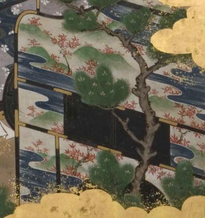 Kano School New Years Pine Saplings ca 1800