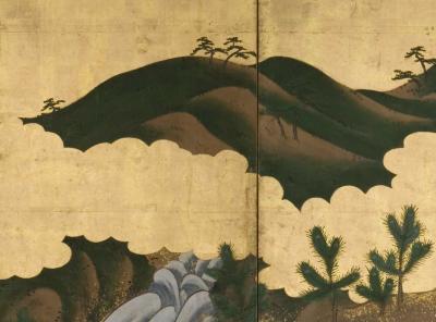 Kano School New Years Pine Saplings ca 1800