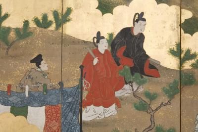 Kano School New Years Pine Saplings ca 1800