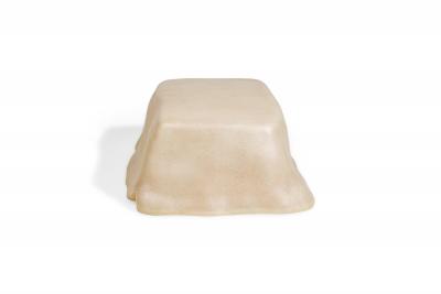 Kar Studio Chinese Contemporary Beige Amorphous Fiberglass Coffee Tables