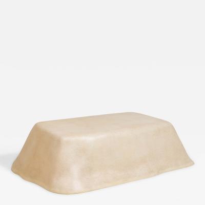 Kar Studio Chinese Contemporary Beige Amorphous Fiberglass Coffee Tables