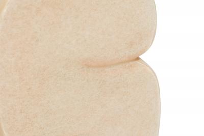 Kar Studio Chinese Contemporary Beige Fiberglass Low Stools