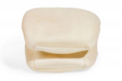 Kar Studio Chinese Contemporary Beige Fiberglass Tooth Stool