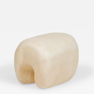 Kar Studio Chinese Contemporary Beige Fiberglass Tooth Stool