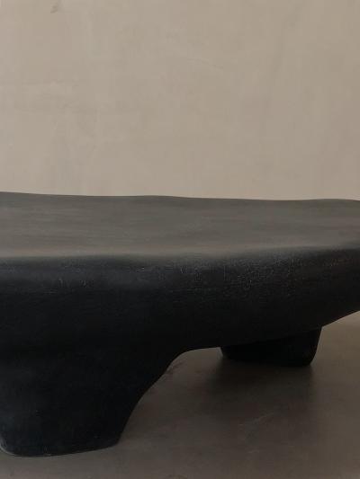 Kar Studio Chinese Contemporary Black Fiberglass Tripod Coffee Table