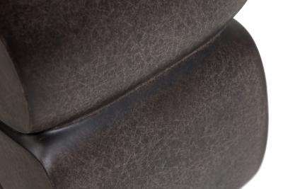 Kar Studio Chinese Contemporary Brown Fiberglass Low Stool
