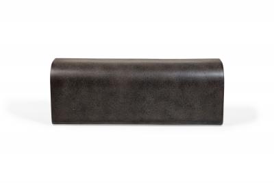 Kar Studio Chinese Contemporary Brownish Fiberglass Arch Bench