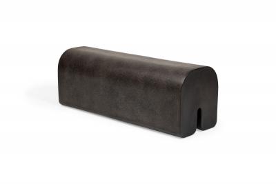 Kar Studio Chinese Contemporary Brownish Fiberglass Arch Bench