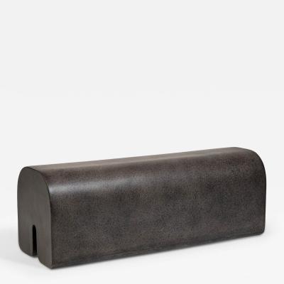 Kar Studio Chinese Contemporary Brownish Fiberglass Arch Bench