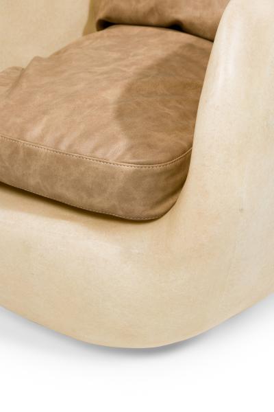 Kar Studio Contemporary Amorphous Fiberglass Armchairs