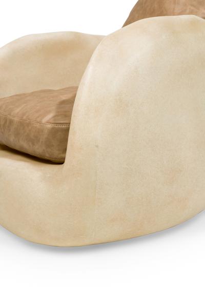 Kar Studio Contemporary Amorphous Fiberglass Armchairs