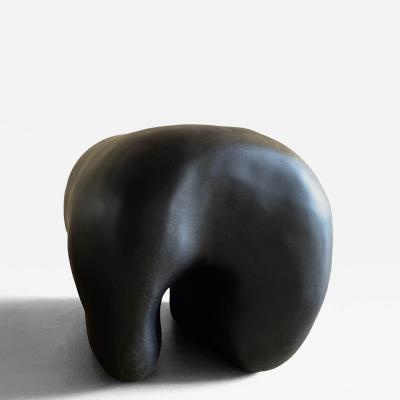 Kar Studio Contemporary Black Tooth Stools