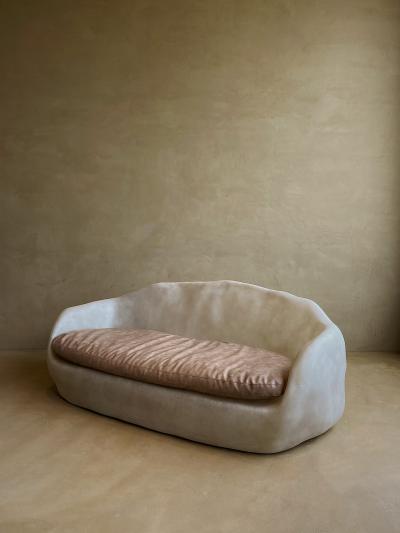 Kar Studio Contemporary Knead Fiberglass Sofa