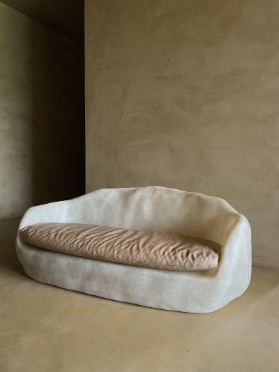 Kar Studio Contemporary Knead Fiberglass Sofa