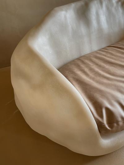 Kar Studio Contemporary Knead Fiberglass Sofa