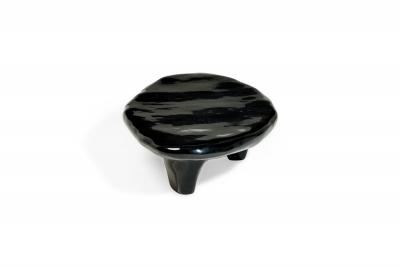 Kar Studio Contemporary Tripod Fiberglass with Chinese Lacquer Coffee Table