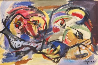 Karel Appel THEATRICAL MASKS 1961