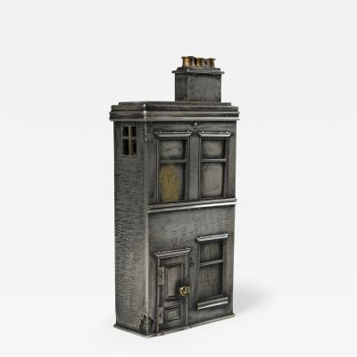 Karel Bartosik Figural Lighter English Tenement House Model Building