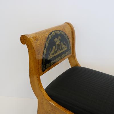 Karelian Birchwood Bench Boulle Mounts 1850