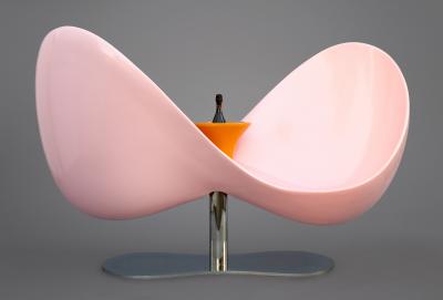 Karim Rashid Veuve Cliquot Tete a Tete Loveseat by Karim Rashid