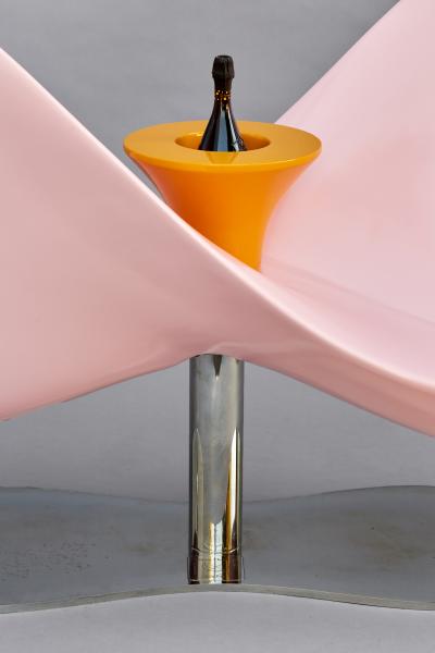 Karim Rashid Veuve Cliquot Tete a Tete Loveseat by Karim Rashid