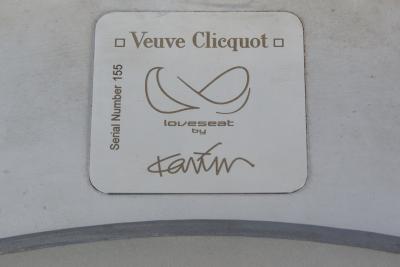 Karim Rashid Veuve Cliquot Tete a Tete Loveseat by Karim Rashid