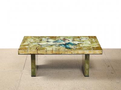 Karin van Leyden Cherub Cocktail Table by Karin Van Leyden for Paul Laszlo