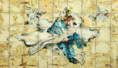 Karin van Leyden Cherub Cocktail Table by Karin Van Leyden for Paul Laszlo