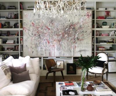 Karina Gentinetta Gioia Large Scale Acrylics Oil Pastels and Pencils Abstract Painting 72 x108