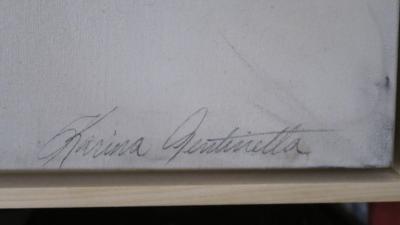 Karina Gentinetta Gioia Large Scale Acrylics Oil Pastels and Pencils Abstract Painting 72 x108