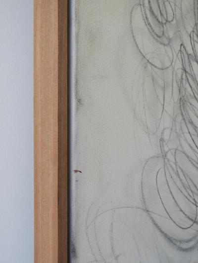 Karina Gentinetta Rhapsody in Red Large Scale Acrylic Oil Pastels Pencils Abstract 72 x60 